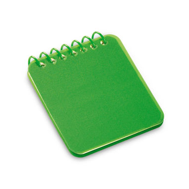 Woolf. Кишеньковий блокнот, колір зелений - 93710-109- Фото №1