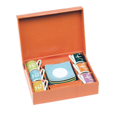 Набір чашок для еспрессо LA DOLCE VITA, колір різнобарвний - 56-0340017- Фото №2