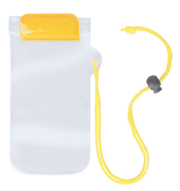 Чохол водонепроникний для мобільного телефону Waterpro, колір жовтий - AP731546-02- Фото №1