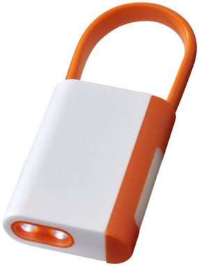 Фонарик Libra с карабином, цвет оранжевый, белый - 10449804- Фото №5