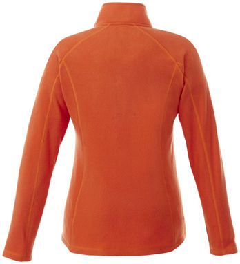 Куртка женская флисовая Rixford на молнии, цвет оранжевый  размер M - 39497332- Фото №4