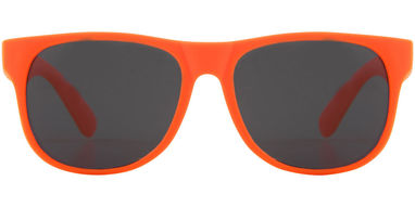 Солнцезащитные очки Retro - сплошные, цвет неоново-оранжевый - 10050107- Фото №3