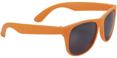 Солнцезащитные очки Retro - сплошные, цвет неоново-оранжевый - 10050107- Фото №4