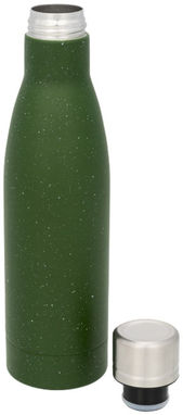 Пятнистая медная вакуумная бутылка Vasa, цвет зеленый - 10051803- Фото №4