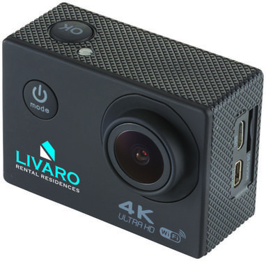 Экшен-камера 4k с Wi-Fi, цвет сплошной черный - 12394900- Фото №2