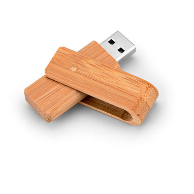 Деревянная флешка 16GB, цвет натуральный - 97508.60-16GB- Фото №1