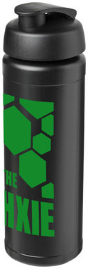 Бутылка спортивная Baseline Plus grip , цвет сплошной черный - 21007411- Фото №2