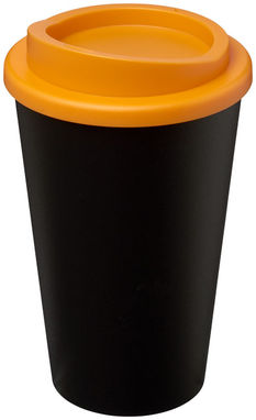 Термокружка Americano , цвет сплошной черный, оранжевый - 21000105- Фото №1