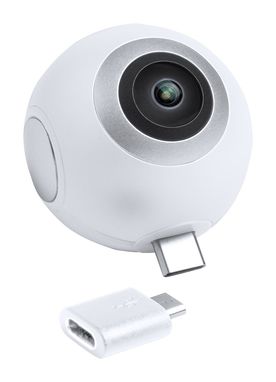 Камера с обзором 360° Ribben, цвет белый - AP781870-01- Фото №1