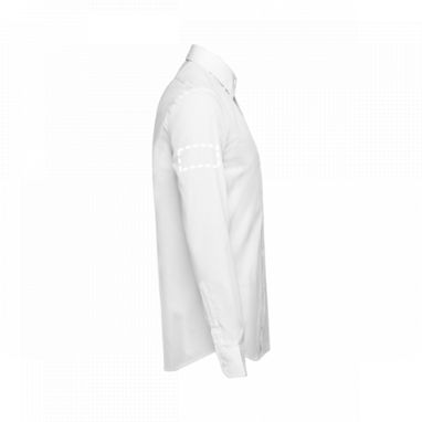 BATALHA. Мужская рубашка popeline, цвет белый  размер L - 30212-106-L- Фото №8