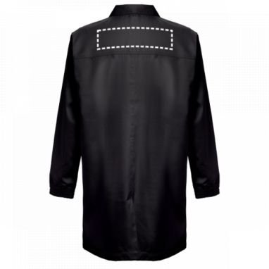 MINSK. Рабочий халат унисекс, цвет черный  размер 3XL - 30249-103-3XL- Фото №2