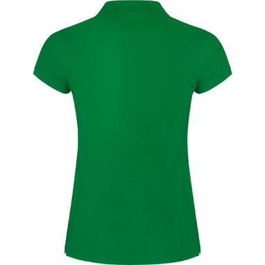 STAR WOMAN Женская футболка-поло с коротким рукавом, цвет тропический зеленый  размер M - PO663402216- Фото №1