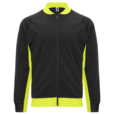 ILIADA Комбинированная спортивная куртка, цвет черный, флюорисцентный желтый  размер S - CQ11160102221- Фото №1
