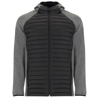 MINSK Куртка мужская комбинированная из двух тканей:, цвет heather black, black  размер M - CQ11200202243- Фото №1