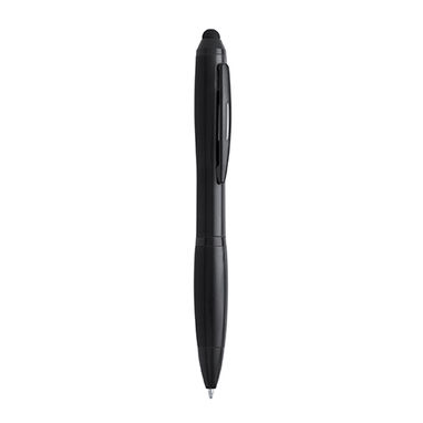 Ручка с поворотным механизмом в корпусе из ABS с сенсором, цвет черный - HW8007S102- Фото №1