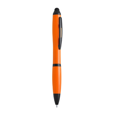Ручка с поворотным механизмом в корпусе из ABS с сенсором, цвет апельсиновый - HW8007S131- Фото №1