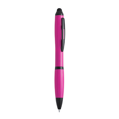 Ручка с поворотным механизмом в корпусе из ABS с сенсором, цвет фуксия - HW8007S140- Фото №1