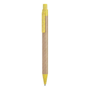Выдвижная ручка изготовлена ​​из переработанного картона, цвет желтый - HW8029S103- Фото №1