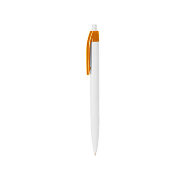 Шариковая ручка из ABS с нажимным механизмом, цвет апельсиновый - HW8045S131- Фото №2