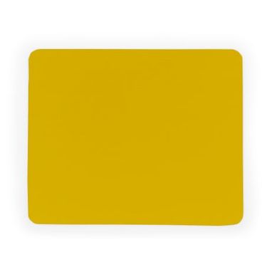 Плоский коврик для мыши, цвет желтый - IA3011S103- Фото №1