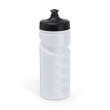 Спортивная PE бутылка, цвет белый - MD4046S101- Фото №1