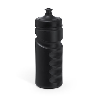 Спортивная PE бутылка, цвет черный - MD4046S102- Фото №1