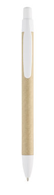 Шариковая ручка REMI, цвет белый - 91628-106- Фото №2