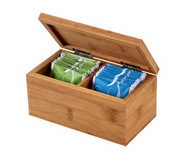 BURDOCK. Бамбукова коробка для чаю, колір натуральний - 93995-160- Фото №2
