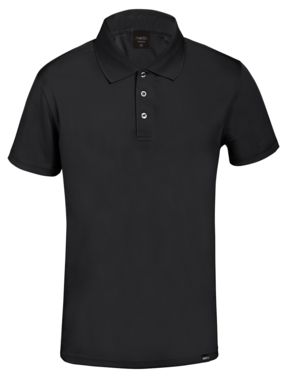 Рубашка-поло RPET Dekrom, цвет черный  размер XXL - AP721968-10_XXL- Фото №2