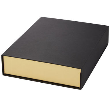 Коробка подарочная Felice, цвет сплошной черный, золотой - 10777790- Фото №2
