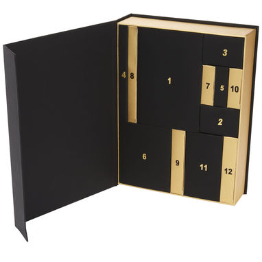 Коробка подарочная Felice, цвет сплошной черный, золотой - 10777790- Фото №5