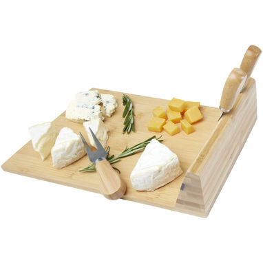 Доска для сыра и инструменты Mancheg, цвет естественный - 11330206- Фото №4