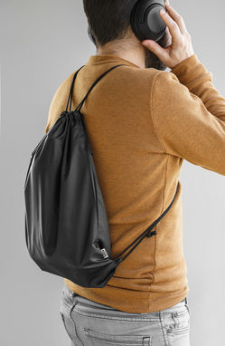 PEMBA. Сумка-рюкзак из rPET, цвет черный - 92931-103- Фото №2