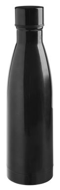 Вакуумна питна пляшка LEGENDY, колір чорний - 56-0304550- Фото №1