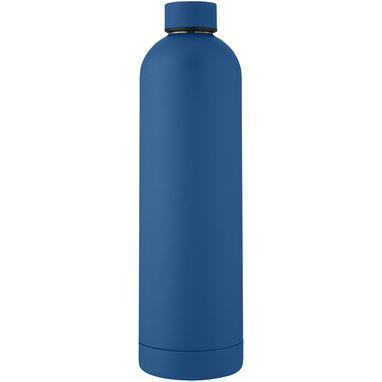 Spring Медная спортивная бутылка объемом 1 л с вакуумной изоляцией, цвет синий - 10068552- Фото №2