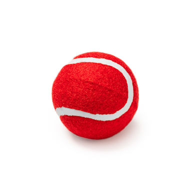 М'яч для домашніх тварин з міцної гуми та армованої тканини, доступний у різних кольорах, колір червоний - AN1020S160- Фото №1