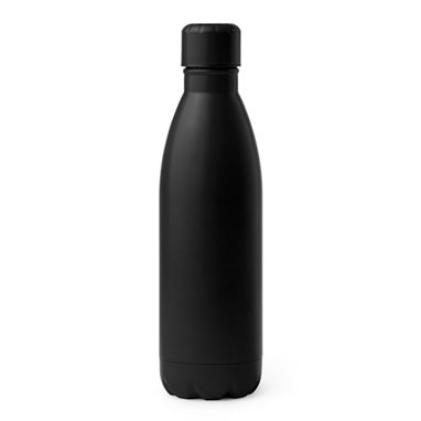 Матова пляшка з нержавіючої сталі 304, колір чорний - BI4125S102- Фото №1