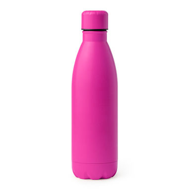 Матова пляшка з нержавіючої сталі 304, колір фуксія - BI4125S140- Фото №1