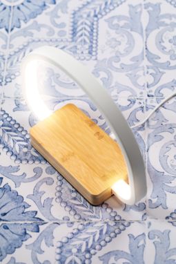 Многофункциональная настольная лампа Labrum, цвет натуральный - AP722494- Фото №9