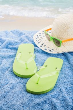 Пляжные тапочки Boracay, цвет зеленый  размер 36-38 - AP809532-71_36-38- Фото №3