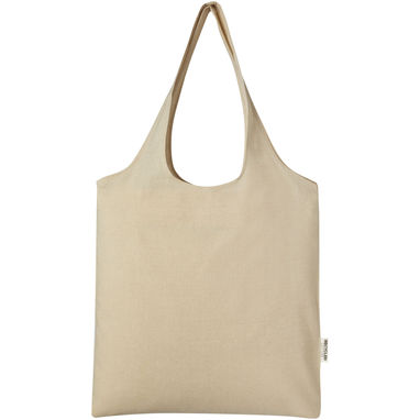 Модная эко-сумка Pheebs объемом 7 л из переработанного хлопка плотностью 150 г/м², цвет heather natural - 12064106- Фото №2