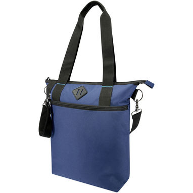 Эко-сумка для 15-дюймового ноутбука Repreve® Ocean объемом 12 л из переработанного ПЭТ, соответствующего стандарту GRS, цвет темно-синий - 12065155- Фото №1