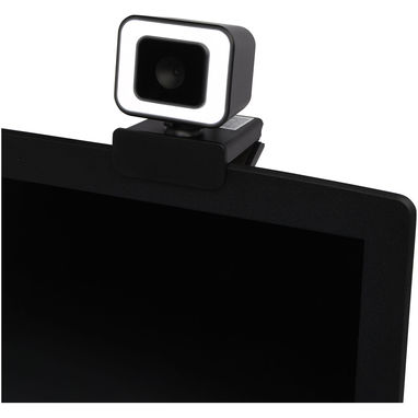 Веб-камера Hybrid, цвет сплошной черный - 12421890- Фото №4