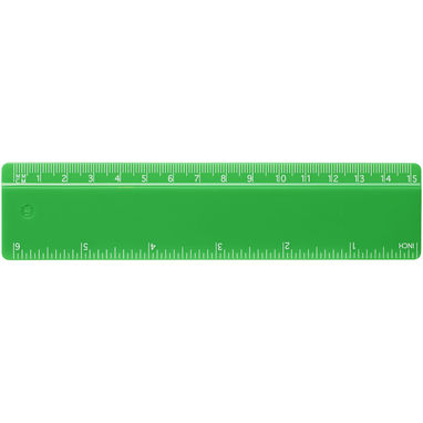 Лінійка Refari із переробленого пластику довжиною 15 см, колір зелений - 21046761- Фото №2