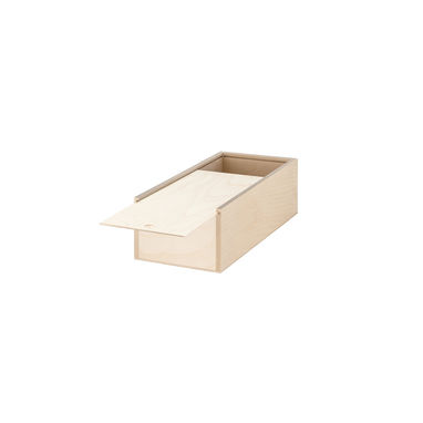 BOXIE WOOD M. Дерев'яна коробка, колір світло-натуральний - 94941-150- Фото №1