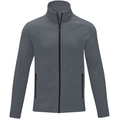 Мужская флисовая куртка Zelus, цвет серый  размер 3XL - 39474826- Фото №2
