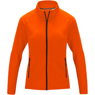 Женская флисовая куртка Zelus, цвет оранжевый  размер M - 39475312- Фото №2