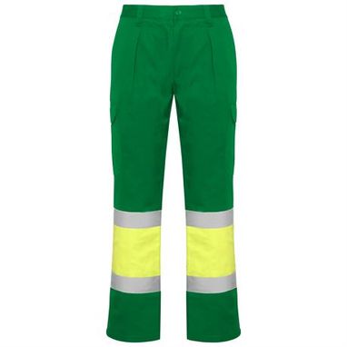 Зимние брюки повышенной видимости с несколькими карманами, цвет garden green, fluor yellow  размер 42 - HV93015752221- Фото №1