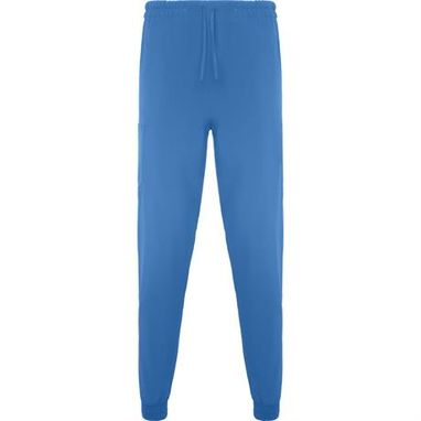 Прямые удлиненные брюки унисекс, цвет лабораторный голубой  размер S - PA90860144- Фото №1