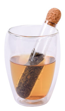 Стеклянная чайная трубочка WHOLE FLAVOUR, цвет коричневый, прозрачный - 56-0304467- Фото №2
